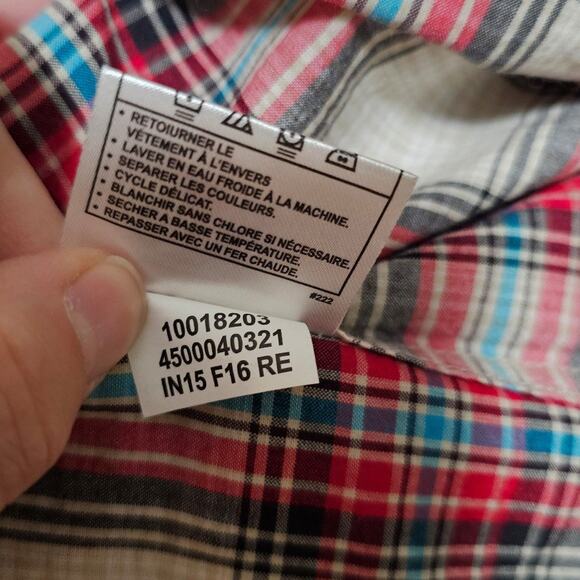 Ariat Women's Embroidered Metal Snap Button Top Women's Size L Western Cowgirl - Picture 9 of 10